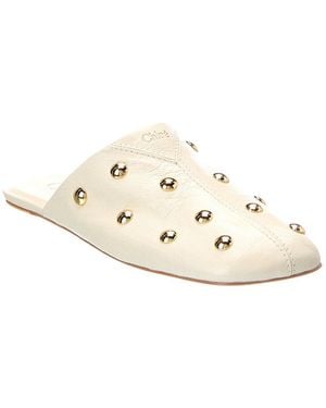 Chloé Rita Leather Mule - White