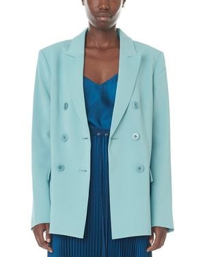 Tibi Moleskin Blazer - Blue