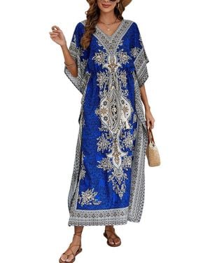 Orniya Midi Dress - Blue