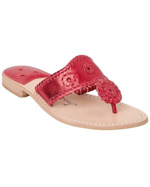 Jack Rogers Jacks Leather Sandal - Pink