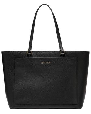 Cole Haan The Elyse Leather Tote - Black