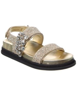 Jimmy Choo Variety Glitter Sandal - Metallic