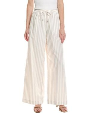 ATM Yarn Die Stripe Pant - White