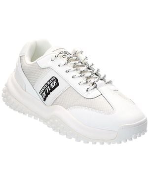 Versace Jeans Couture Leather & Nylon Sneaker - White
