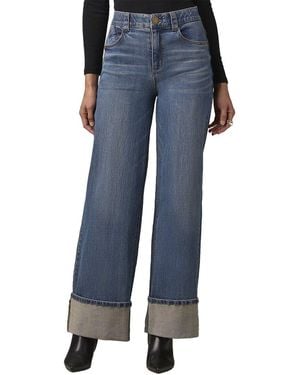 Wit & Wisdom Mid Artisanal Skyrise Wide Leg Jean - Blue