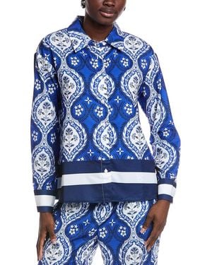 Gracia Pajama Shirt - Blue