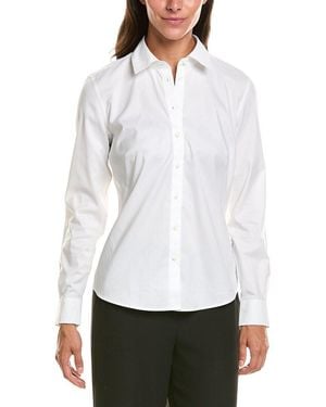 Brooks Brothers Essential Fitted Blouse - White