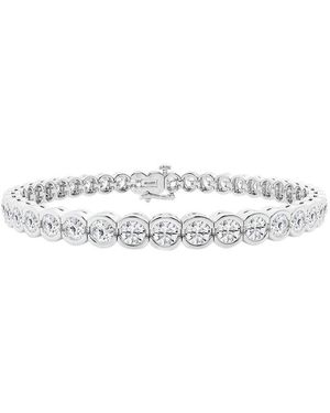 Lab Grown Diamonds Platinum 10.00 Ct. Tw. Lab-Grown Diamond Tennis Bracelet - White