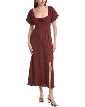 Saltwater Luxe Textured Midi Dress