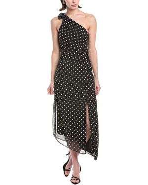 Rachel Roy Hope One-Shoulder Midi Dress - Black