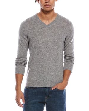 Phenix Cashmere V-Neck Jumper - Grey