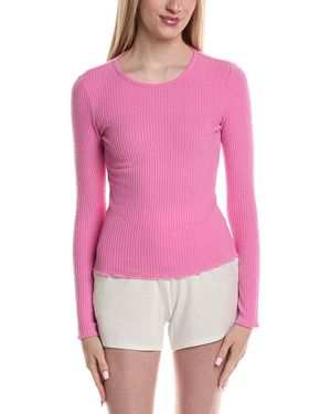 Pj Salvage Reloved Rib Top - Pink