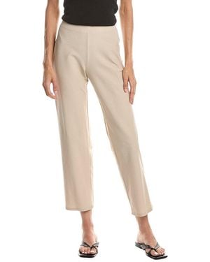 Eileen Fisher Straight Ankle Pant - Natural