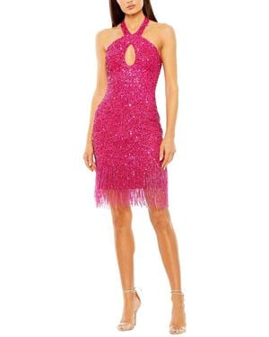 Mac Duggal Sleeveless Mini Dress - Pink