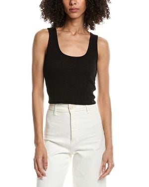 Project Social T Just Relax Seamed Rib Tank - Black