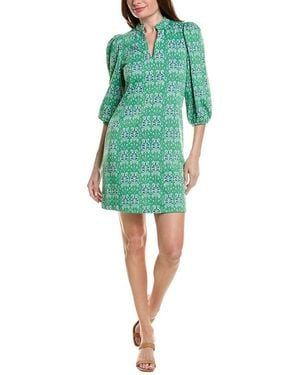 tyler boe Sherri Jacquard Shift Dress - Green