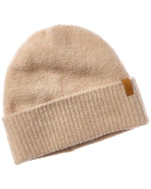 Vince Boucle Cuffed Wool & Cashmere-Blend Hat - Natural
