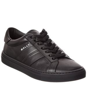 Bally Hedey Leather Trainer - Black