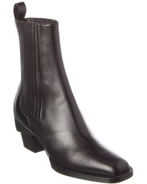 Fendi Leather Bootie - Brown