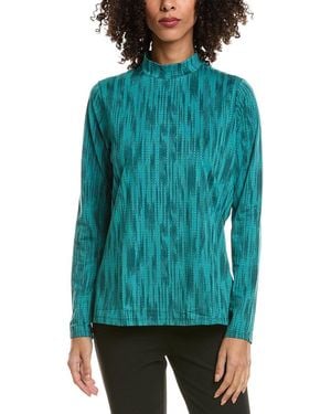 adidas Ultimate365 Jacquard Mock Neck Top - Green