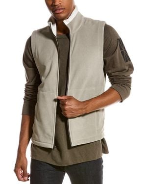 James Perse Micro Fleece Shell Vest - Grey