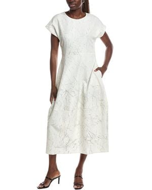 Joseph Ribkoff Midi Dress - White