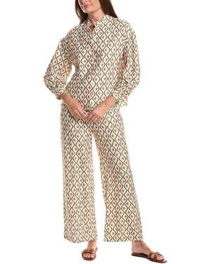ANNA KAY 2Pc Margotte Top & Pant Set - White