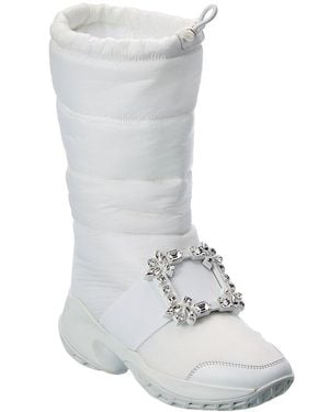 Roger Vivier Viv Run Snow Boot - White
