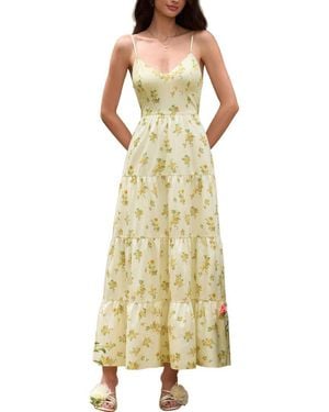 Amanda Royal Midi Dress - Metallic
