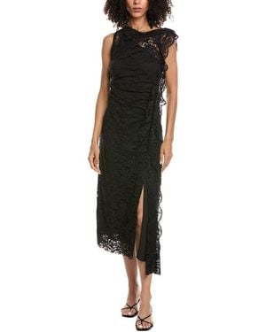 A.L.C. Astrid Lace Midi Dress - Black