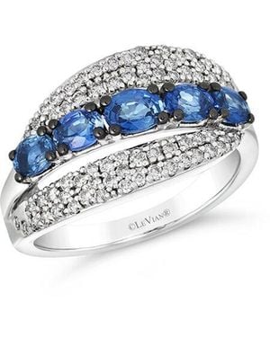 Le Vian Inspiration Celestial 14K 1.93 Ct. Tw. Diamond & Sapphire Cocktail Ring - Blue