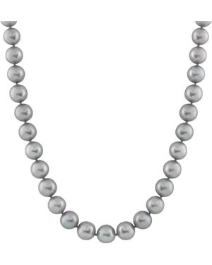 Masako Pearls Splendid Pearls 14k 8-8.5mm Pearl Necklace - Metallic