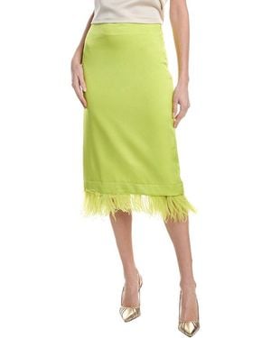 Marella Glassa Pencil Skirt - Yellow