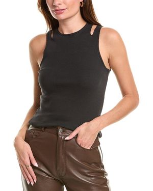 Hudson Jeans High Neck Tank - Black