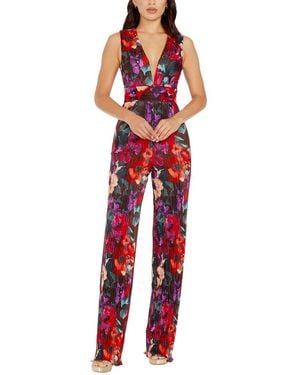 Dress the Population Hunter Regular Fit Jumpsuit - Red