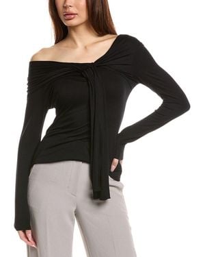 Diane von Furstenberg Twila Top - Black