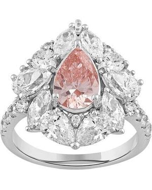 Brilliant Bloom 14K 4.50 Ct. Tw. Lab-Grown Diamond Ring - White