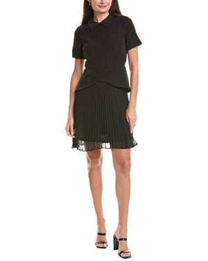 Julia Jordan Peplum Waist Mini Dress - Black