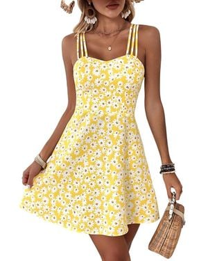 CAMILA BLANCO Mini Dress - Yellow