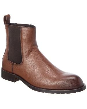 BOSS Tayil-L Leather Boot - Brown