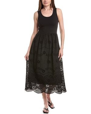 Ellen Tracy Twofer Dress - Black