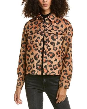 AllSaints Honour Leo Wool-blend Jacket - Brown