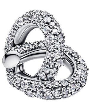 PANDORA Moments Cz Charm - White