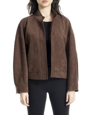 Max Studio Bomber Jacket - Brown