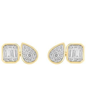 Effy Fine Jewelry 14K 0.52 Ct. Tw. Diamond Earrings - Multicolour