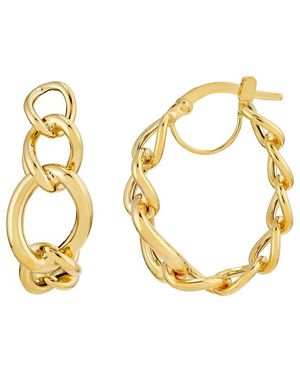 HAWLEY ST 14K Hoop Earrings - Metallic