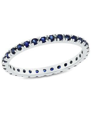 LEVARON 14K 0.60 Ct. Tw. Sapphire Stackable Ring - White