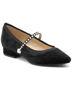 Adrienne Vittadini Piso Velvet Pump - Black