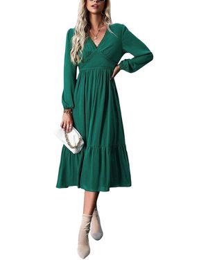 Luna Tuccini Midi Dress - Green