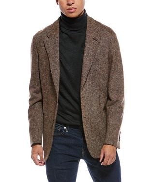 Todd Synder X Champion Donegal Madison Wool-Blend Suit Jacket - Brown